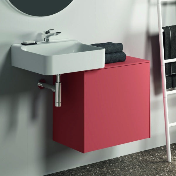 Ideal Standard Conca Waschtischunterschrank 602 mm, 1 Auszug, Push-Open, Weiß – ohne Ausschnitt