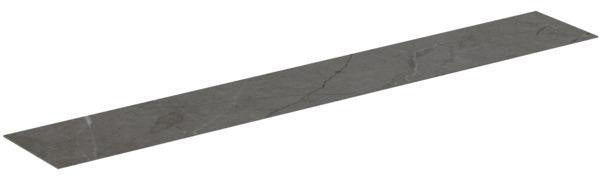 Ideal Standard Waschtischplatte Conca aus Keramik 2385x373x6 mm in Pietra Grau