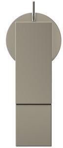 Ideal Standard Waschtischarmatur Piccolo Extra Ausladung 100mm mit Ablaufgarnitur Silver Storm