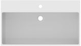 Ideal Standard Extra Aufsatzwaschtisch 815 mm, 1 Hahnloch, mit Überlauf, geschliffen Weiß