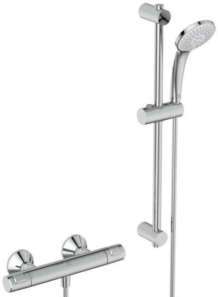 IDEAL STANDARD Ceratherm T25 Brausethermostat-Set mit Brausestange 600 mm Chrom