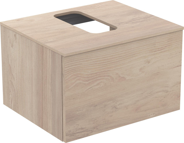 IDEAL STANDARD Adapto Waschtisch-Unterschrank 600 mm Pinie hell mit 1 Auszug, wandhängend