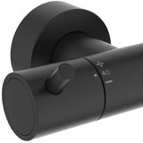 Ideal Standard Ceratherm T125 Duschsystem mit Badethermostat, Pin-Griffen und 300 mm Regenbrause in Chrom