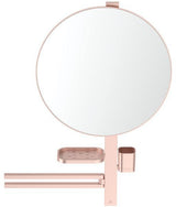 Ideal Standard Beauty Bar Accessoires-Kombi Alu+ L800 mit Kosmetikspiegel Ø508 mm Silver