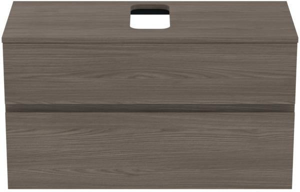 Ideal Standard Finesse Waschtischunterschrank 1002 mm, 2 Auszüge, Greige matt, wandhängend