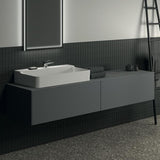 Ideal Standard Conca WT-Unterschrank 1985 mm, 2 Auszüge, Eiche geflammt, wandhängend