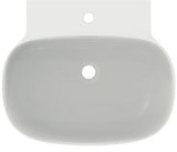 IDEAL STANDARD Aufsatzwaschtisch Linda-X 600x500mm, 1 Hahnloch, mit Überlauf, weiß