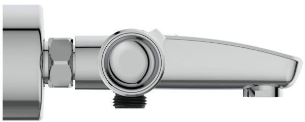 Ideal Standard Badethermostat AP Ceratherm T50, Ausladung 161 mm, Chrom – mit Verbrühschutz