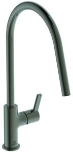 IDEAL STANDARD Gusto Küchenarmatur mit 238 mm Ausladung in Silver Storm – Einhebel-Spültischarmatur