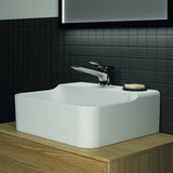 Ideal Standard Handwaschbecken Conca 400x350x145mm, 1 Hahnloch, ohne Überlauf, Weiß