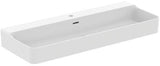 Ideal Standard Conca Aufsatzwaschtisch 1200x450x165 mm, 1 Hahnloch, mit Überlauf, Weiß