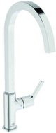 IDEAL STANDARD Gusto Küchenarmatur 204 mm eckiger Auslauf Silver Storm – Einhebel-Spültischbatterie