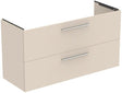 IDEAL STANDARD i.life A Waschtischunterschrank 1200 mm sandbeige matt, 2 Auszüge