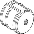 IDEAL STANDARD Griffadapter für Archimodule A860866NU – Ersatzteil für Sanitärinstallationen