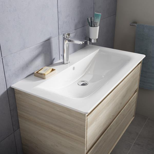 Ideal Standard Möbelwaschtisch Connect Air 1 Hahnloch mit Überlauf 840x460x165 mm Weiß