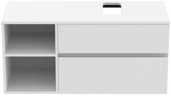 Ideal Standard Finesse Waschtischunterschrank 1202 mm, 2 Auszüge, Greige matt