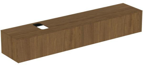 IDEAL STANDARD Conca WT-Unterschrank 2387x505x370 mm, 2 Auszüge, mit Ausschnitt, Weiß