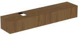 IDEAL STANDARD Conca WT-Unterschrank 2387x505x370 mm, 2 Auszüge, mit Ausschnitt, Weiß