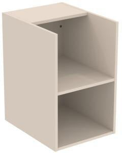 IDEAL STANDARD i.life B Seitenelement für Waschtischplatte, 2 offene Fächer, 400x505x630 mm, Weiß matt