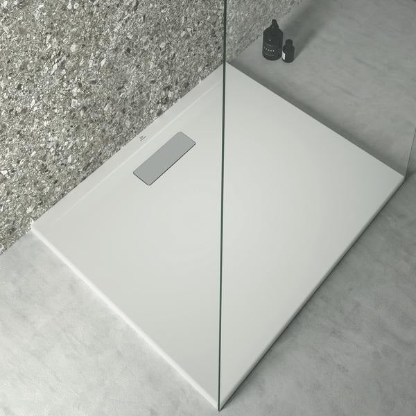 Ideal Standard Ultra Flat New Rechteck-Brausewanne 900x750x25 mm Weiß – bodenebener Einbau