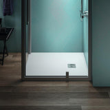 Ideal Standard Ultra Flat S + Rechteck-Brausewanne 1000x900mm Mineralguss Weiß Matt