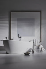 Ideal Standard Around Freistehende Körperform-Badewanne 1800x850x625mm Weiß mit Ablauf