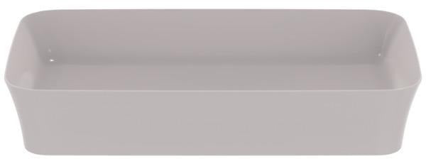 IDEAL STANDARD Ipalyss Schale 650x400x120 mm Seidenweiß – Aufsatzwaschtisch ohne Hahnloch & Überlauf