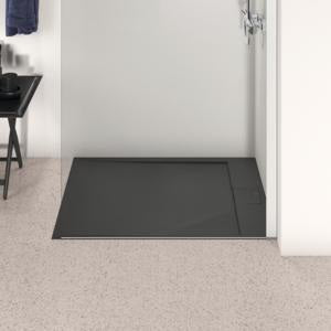 Ideal Standard Ultra Flat S i.life Brausewanne 1000x800x30mm Carraraweiß – Mineralguss mit Anti-Rutsch