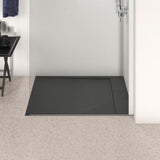 Ideal Standard Ultra Flat S i.life Brausewanne 1000x800x30mm Carraraweiß – Mineralguss mit Anti-Rutsch