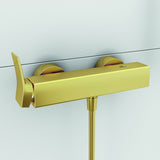 Ideal Standard Conca Brausearmatur AP Brushed Gold – Wandmontage, Einhandhebelmischer, Messing