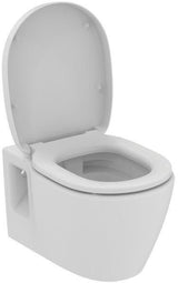 Ideal Standard Connect Wand-WC-Paket randlos mit SoftClosing WC-Sitz, 365x550x340 mm, Weiß