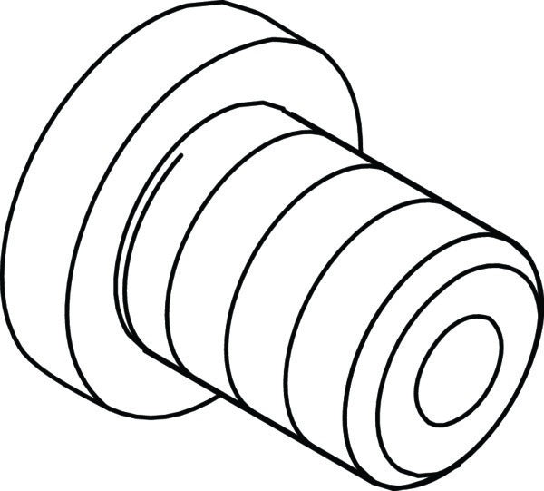 Ideal Standard Befestigungsschraube M6 A960201 Chrom – Sanitär-Ersatzteil