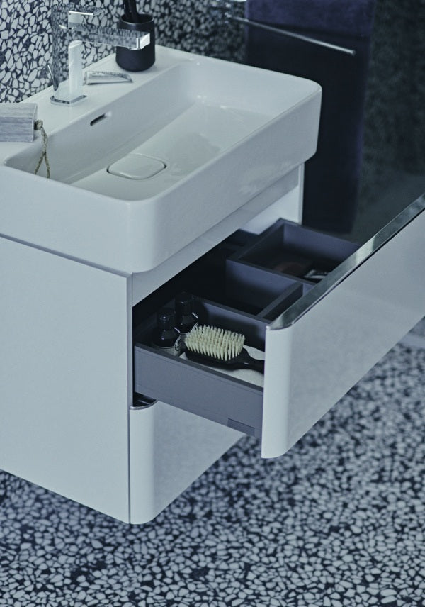 Ideal Standard Waschtisch Strada II 600 mm, 1 Hahnloch, mit Überlauf, Weiß
