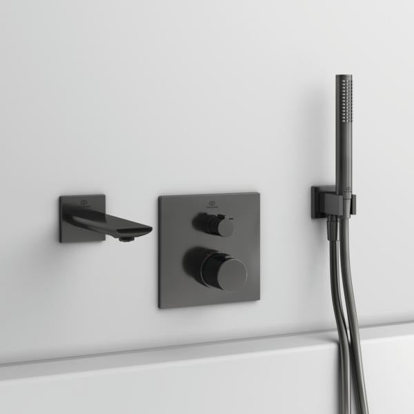 Ideal Standard Idealrain Atelier Stabhandbrause Brushed Gold, 1-Funktion, Antikalk
