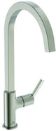 IDEAL STANDARD Gusto Küchenarmatur 204 mm eckiger Auslauf Silver Storm – Einhebel-Spültischbatterie