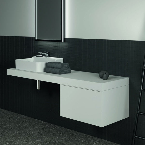 Ideal Standard Conca WT-Unterschrank 600 mm Eiche geflammt, 1 Auszug mit Push-Open
