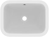 Ideal Standard Connect Einbauwaschtisch 500x380mm Weiß mit Überlauf und Ideal Plus