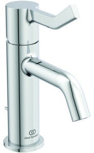 IDEAL STANDARD Joy Waschtischarmatur 110 mm mit Ablaufgarnitur und langem Griff in Brushed Gold