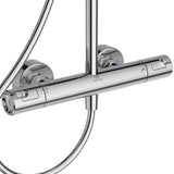 Ideal Standard Duschsystem Ceratherm T50 mit Brausethermostat und 1750 mm Schlauch in Chrom