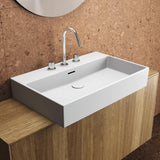 IDEAL STANDARD Waschtisch Extra 700x450x150mm geschliffen Weiß mit 3 Hahnlöchern und Überlauf