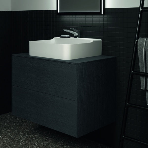 Ideal Standard Conca WT-Unterschrank 802 mm, 2 Auszüge, Push-Open, Anthrazit