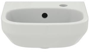 Ideal Standard i.life A Handwaschbecken 350x300x115mm Weiß, 1 Hahnloch rechts, mit Überlauf