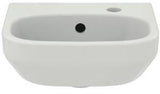 Ideal Standard i.life A Handwaschbecken 350x300x115mm Weiß, 1 Hahnloch rechts, mit Überlauf