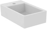 Ideal Standard Handwaschbecken Strada 450x270x130mm, 1 Hahnloch links, ohne Überlauf, Weiß