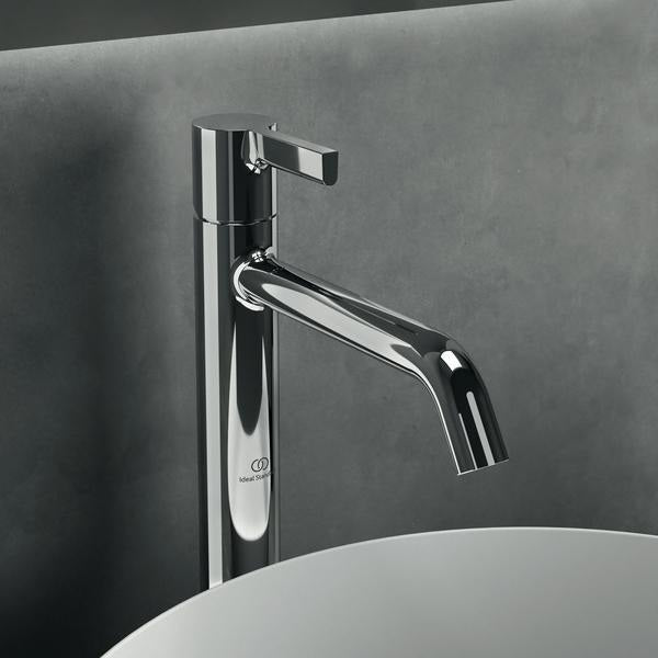 IDEAL STANDARD Joy Waschtischarmatur – Brushed Gold, 170 mm Auslauf, ohne Ablaufgarnitur
