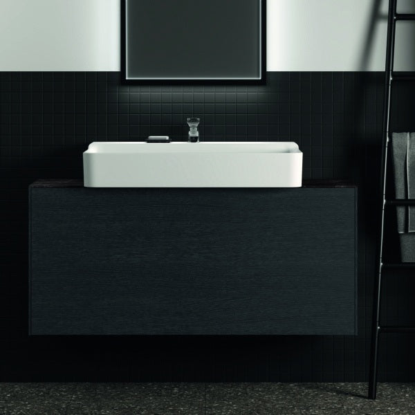 Ideal Standard Conca WT-Unterschrank 1200 mm, 1 Auszug, Eiche geflammt, Push-Open, wandhängend