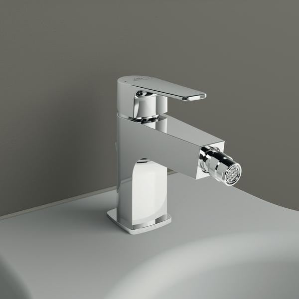 Ideal Standard Cerafine D Bidetarmatur Chrom 125 mm mit Ablaufgarnitur