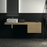 Ideal Standard Conca WT-Unterschrank 600 mm Eiche geflammt, 1 Auszug mit Push-Open