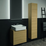 Ideal Standard Conca Waschtischunterschrank Eiche geflammt 602 mm mit Auszug und Push-Open