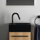 Ideal Standard i.life S Handwaschbecken 370x210x120mm, 1 Hahnloch links, ohne Überlauf, Weiß